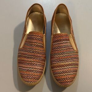 Donald J. Pliner Multicolor Woven Flats